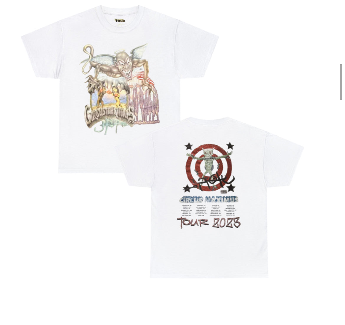 TRAVIS SCOTT GHOST CIRCUS MAXIMUS TEE