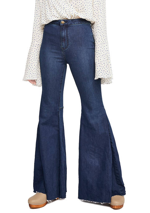 Free People B Flare Jeans in Blue