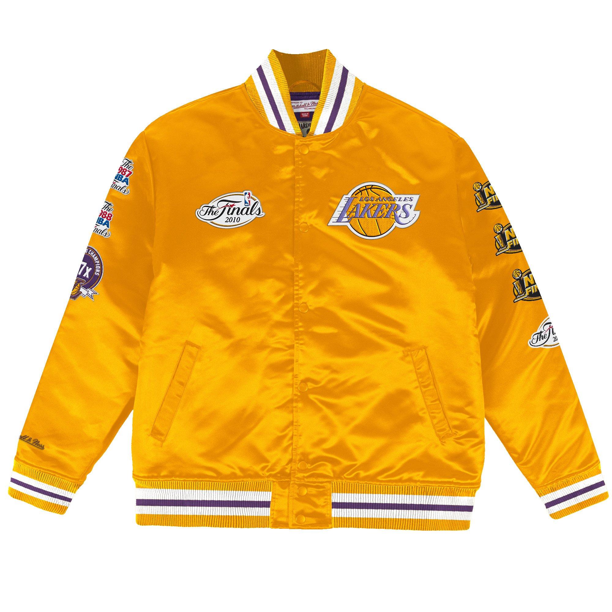 Champion lakers bomber jacket , it is displayed as