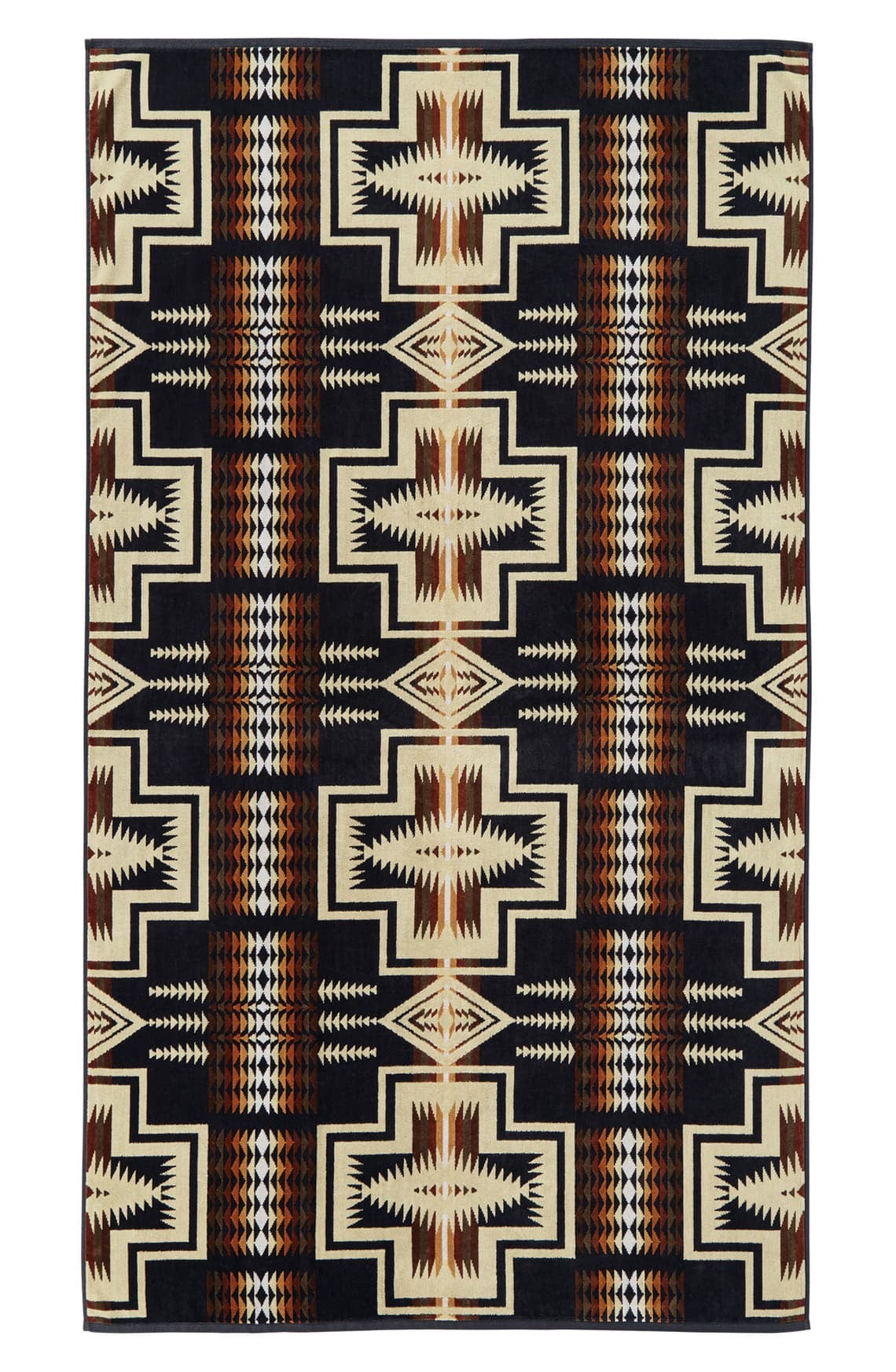 PENDLETON HARDING JACQUARD SPA TOWEL BLANKET 85