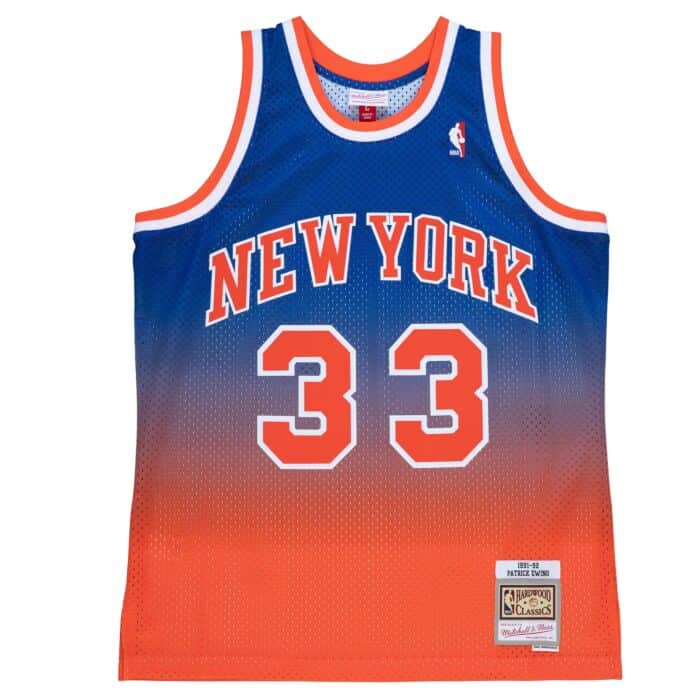 Slap Sticker Swingman Patrick Ewing New York Knicks 1991-92 Jersey