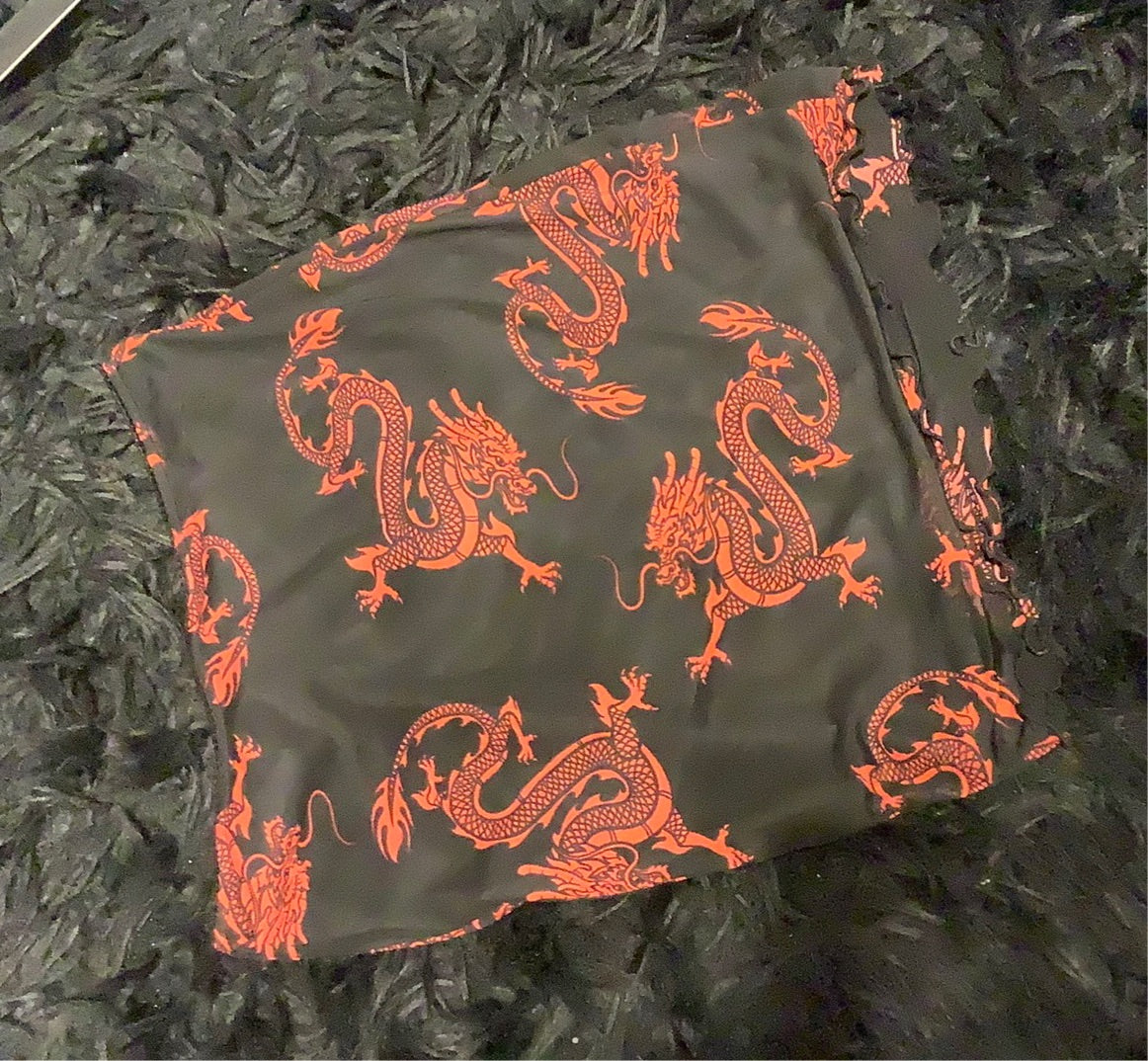 Mesh dragon cheap skirt