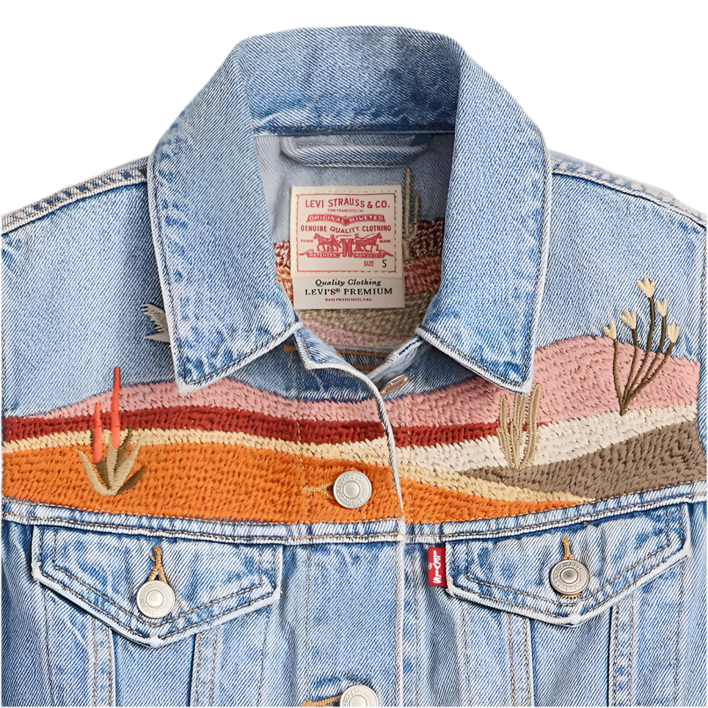 LEVIS: WESTERN EMBROIDERED VEST