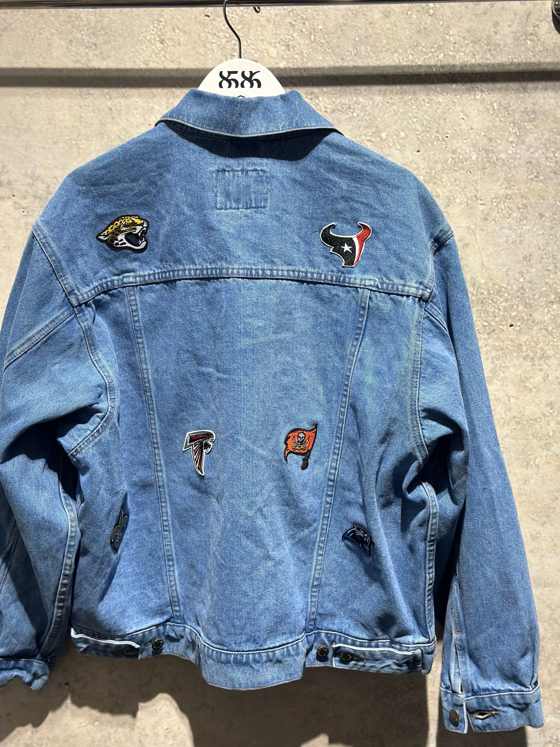 KNOTWTR SPORTS DENIM JACKET NFL (back)