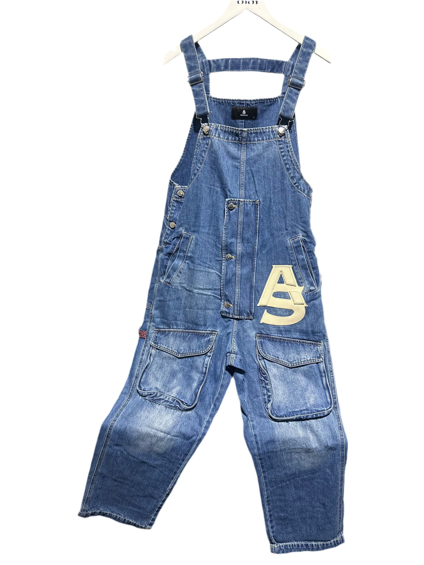 ALPHASTYLE: WALLACE DENIM OVERALLS