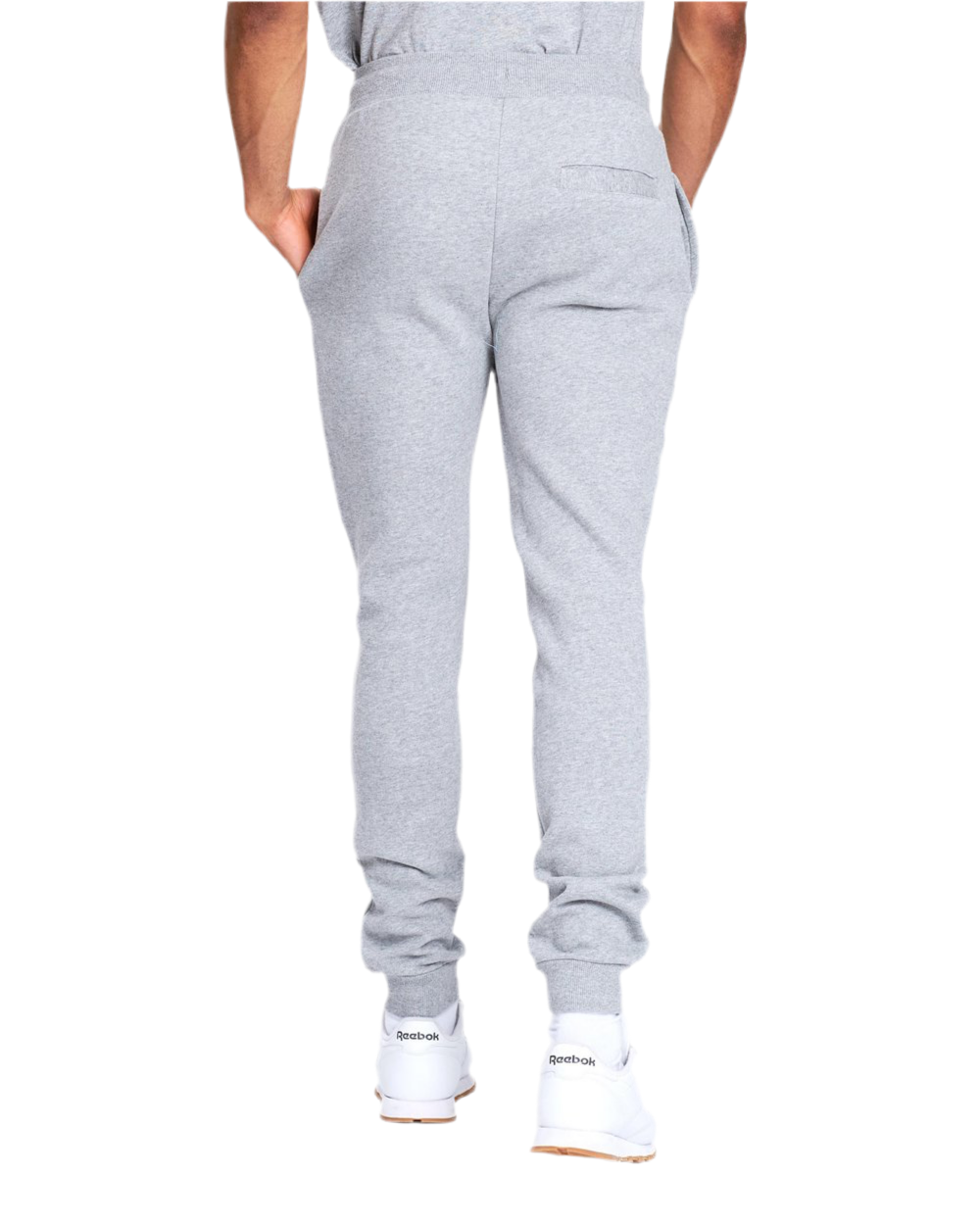 ELLESSE: HEATHER GRAY LOGO JOGGER SWEATPANT