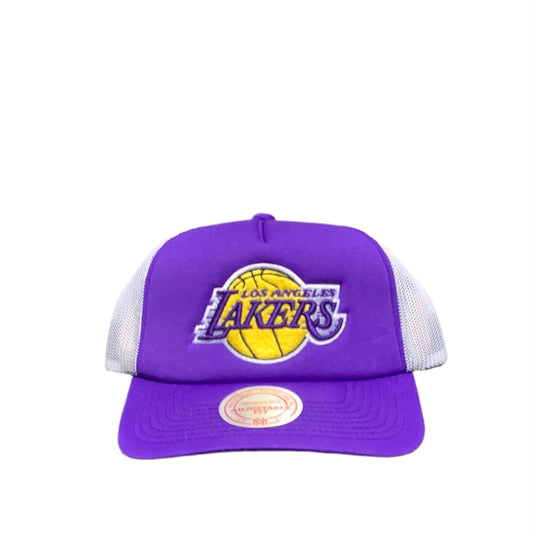 MITCHELL & NESS: NBA OFF THE BACKBOARD TRUCKER  HAT -LAKERS