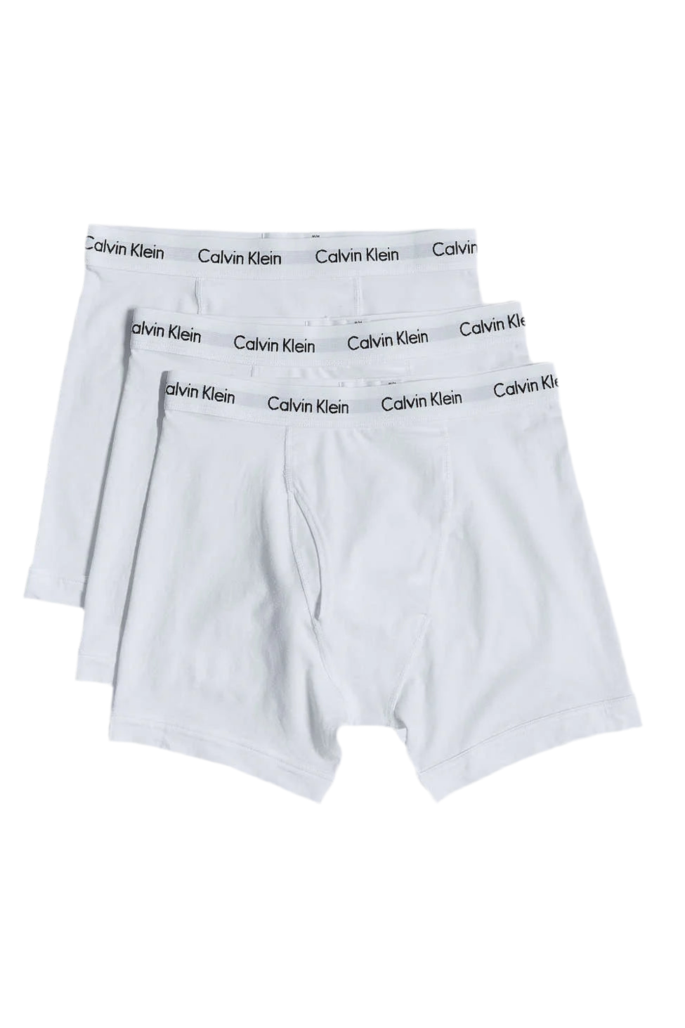 CALVIN KLEIN UNDERWEAR: WHITE BOXER BRIEF 3 PACK