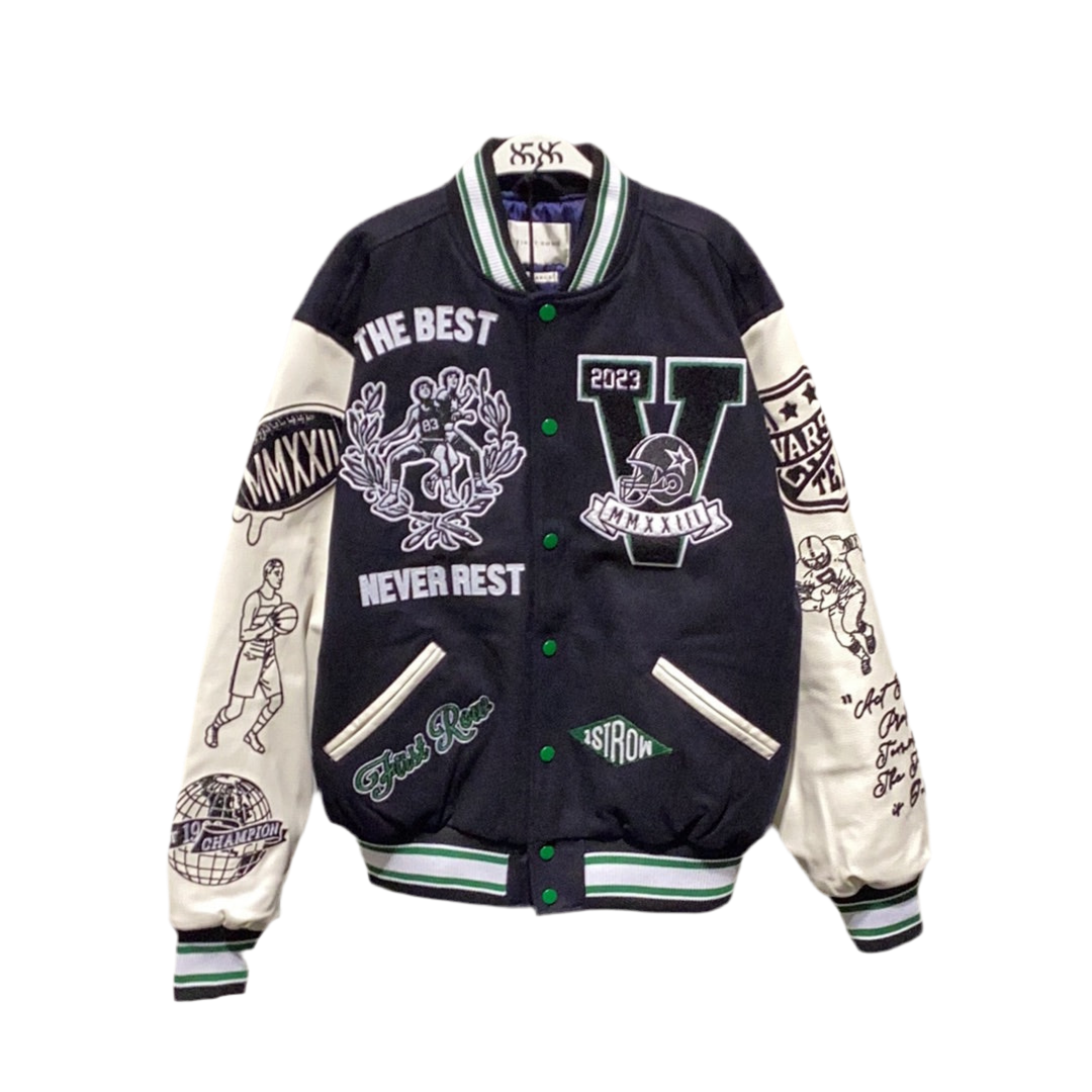 FIRST ROW: VARSITY JACKET