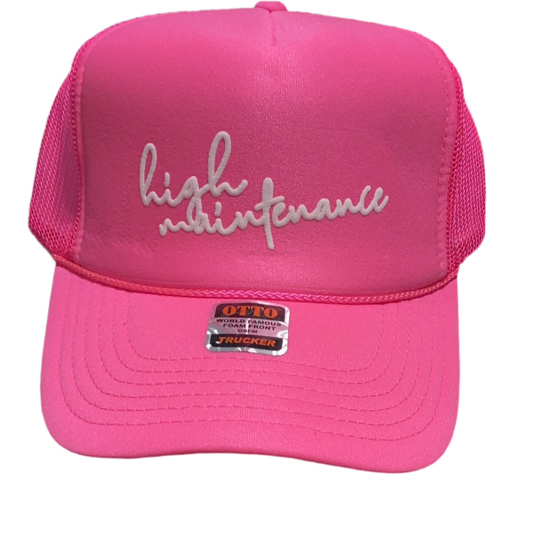 HIGH MAINTENANCE TRUCKER HAT