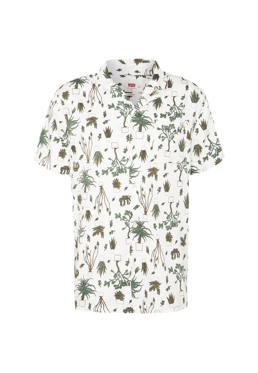 LEVIS: CUBANO CACTUS PRINT SHORT SLEEVE SHIRT