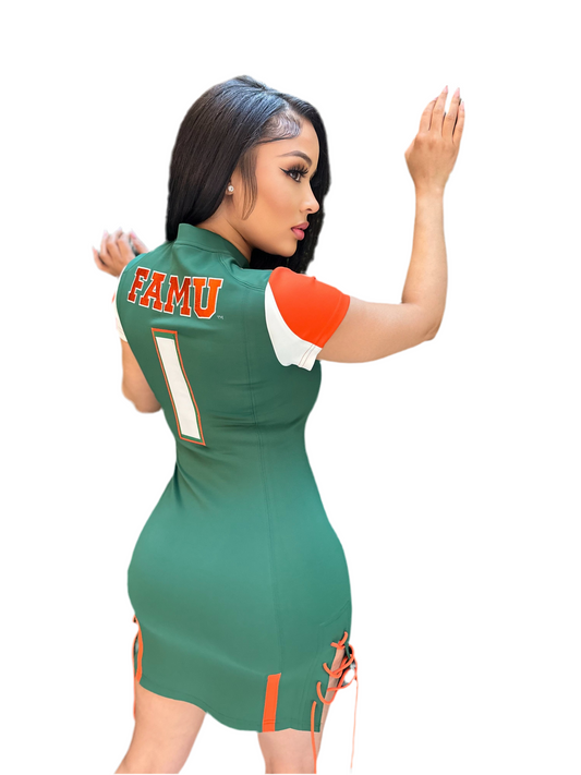 HBCU Authentic Collegiate Jersey Dress