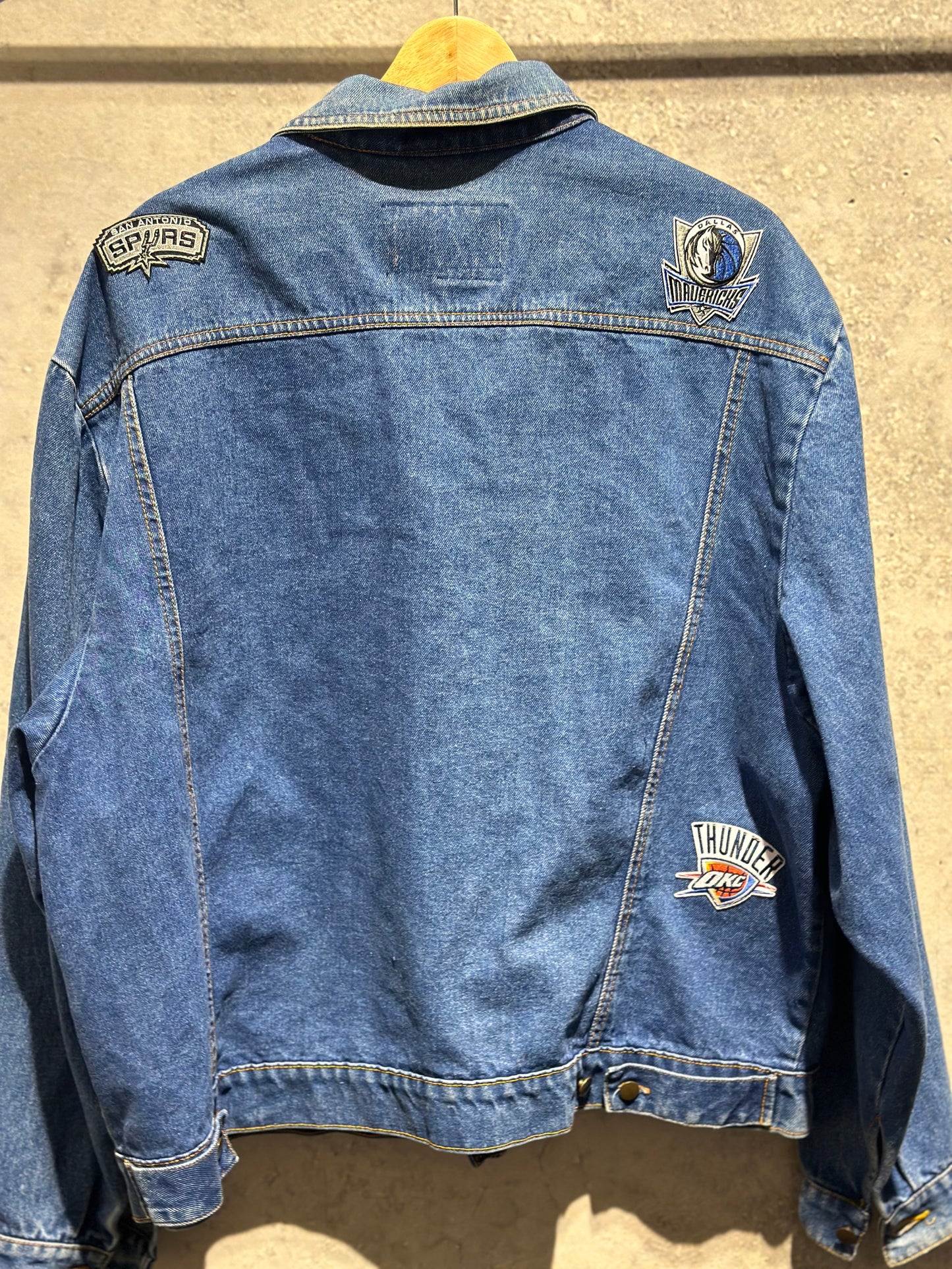 KNOTWTR SPORTS DENIM JACKET (back view)