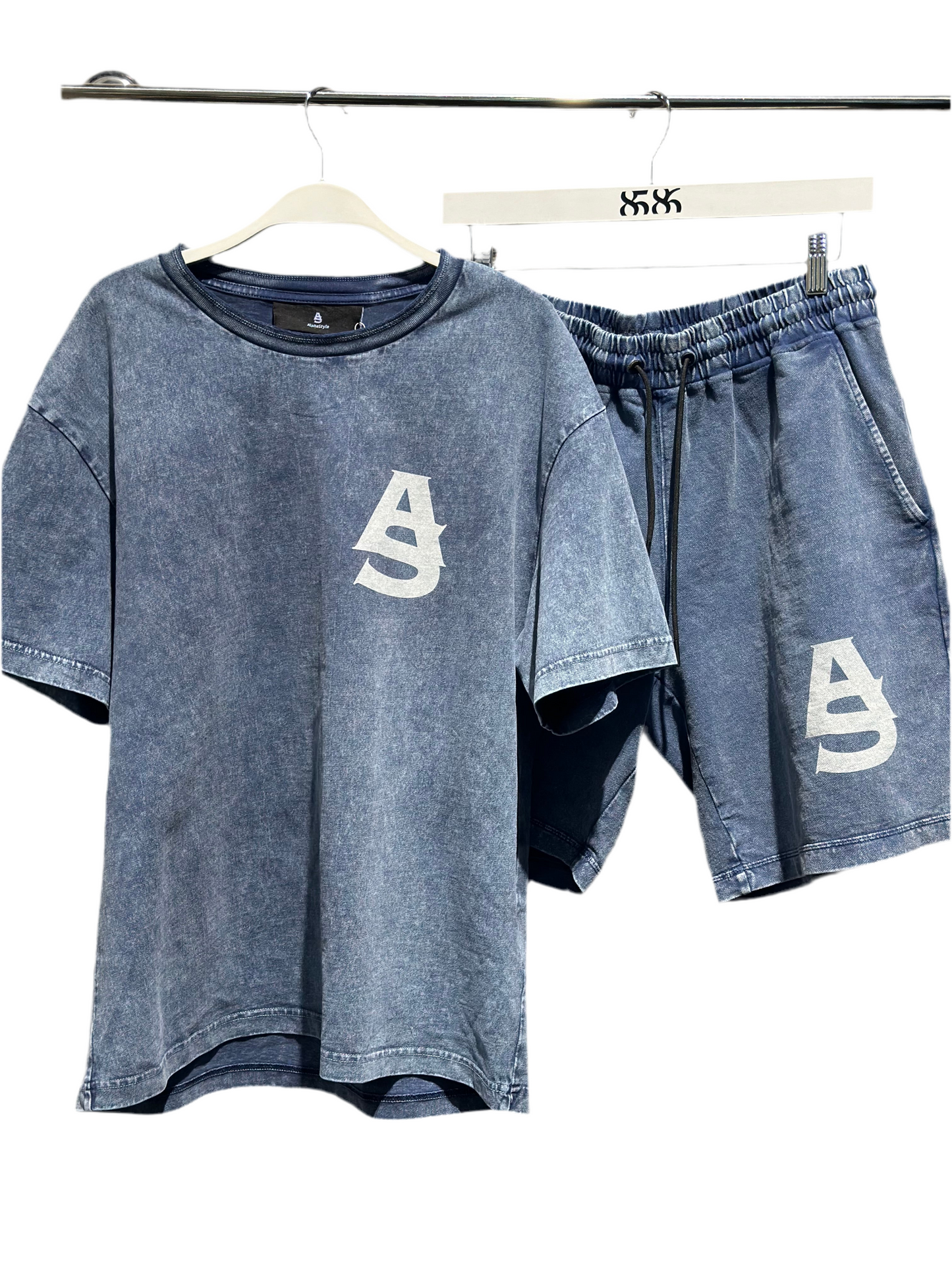 ALPHA STYLE RILEY SNOW WASH TEE