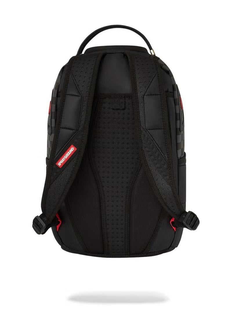 SPRAYGROUND: BLACK PUFFER DLXSF BACKPACK