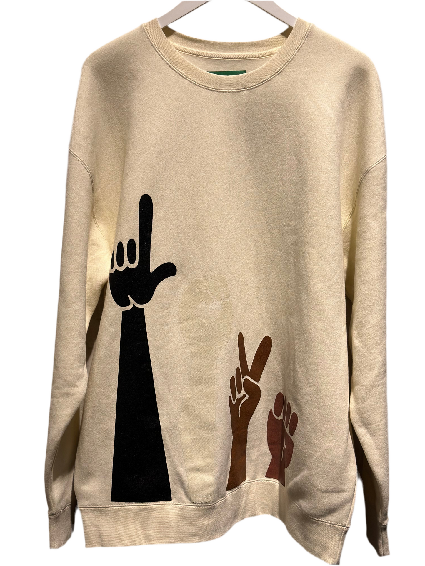 Class Dismissed: Handprint Crewneck Sweater