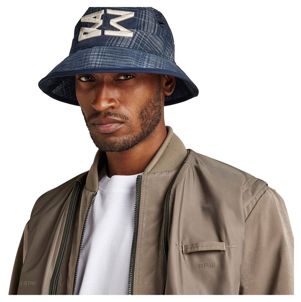 G-STAR RAW BUCKET HAT BLUE