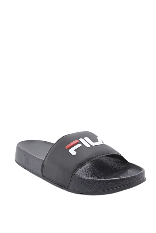 FILA HERITAGE: DRIFTER BLACK SLIDE SANDALS