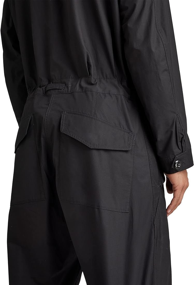 G-STAR: UNISEX BLACK COVERALL JUMPSUIT – 85 86 eightyfiveightysix