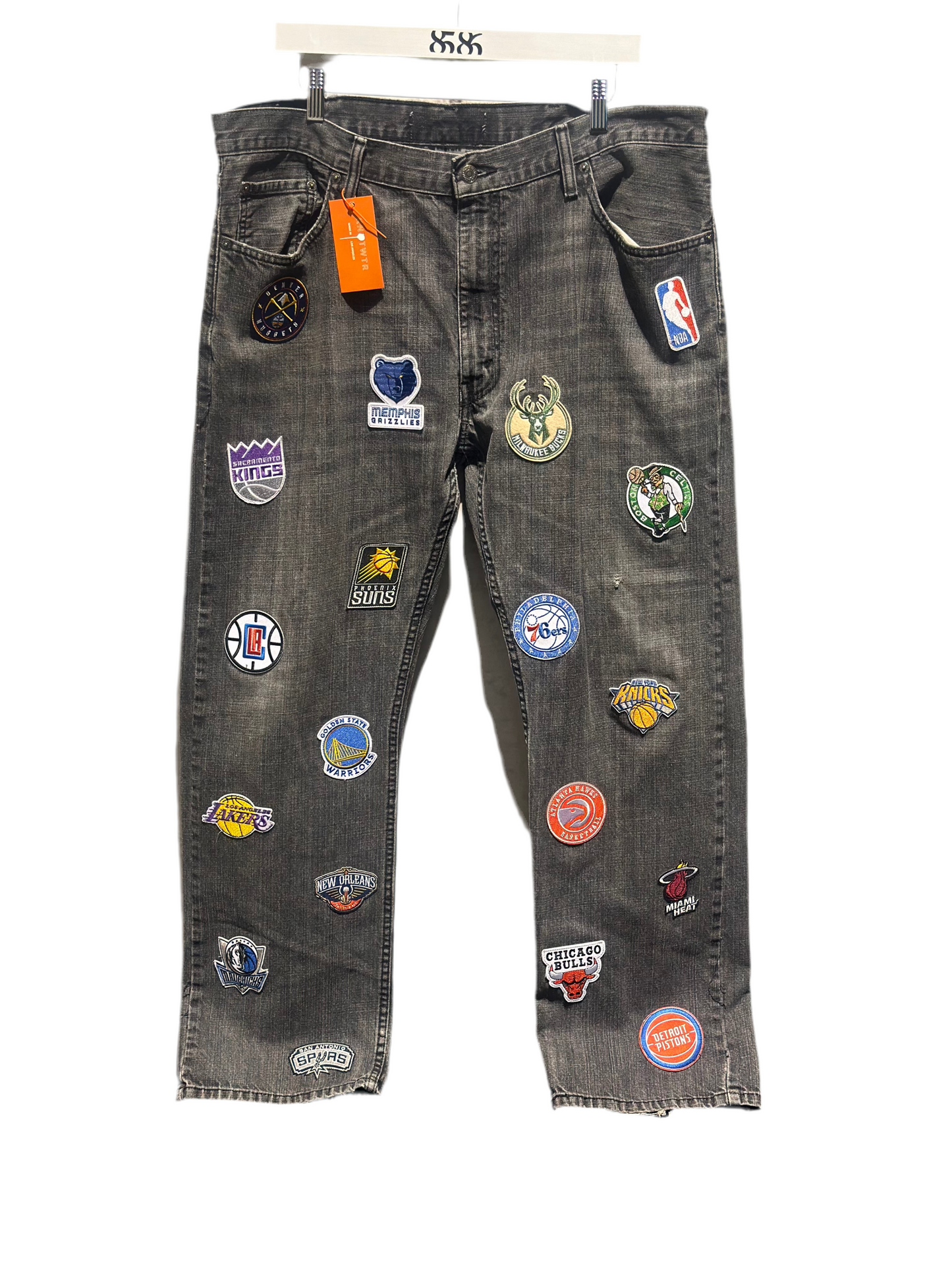 KNOTWTR: SPORTS DENIM JEANS