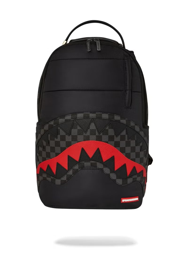 SPRAYGROUND: BLACK PUFFER DLXSF BACKPACK