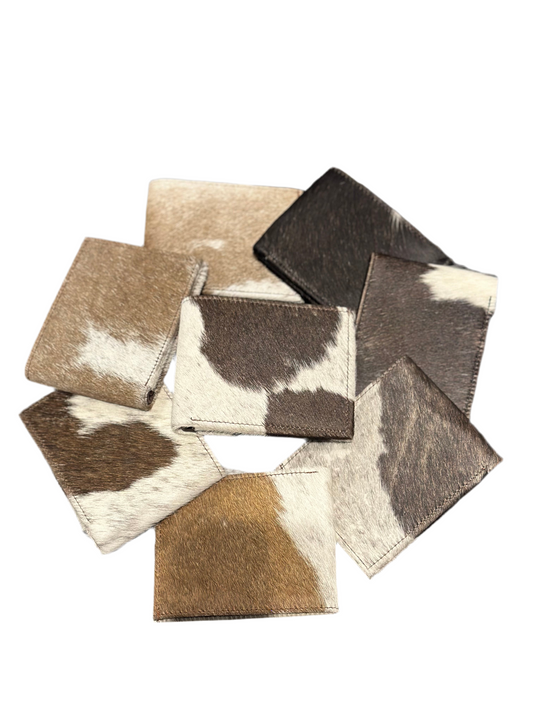 8586: COWHIDE FUR WALLLET