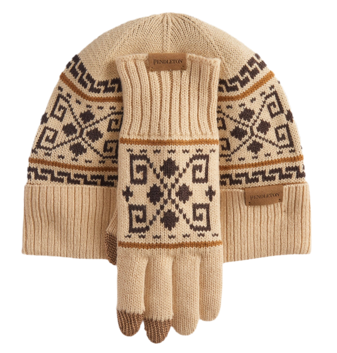 PENDLETON: WESTERLEY TAN COLD WEATHER KNIT SET