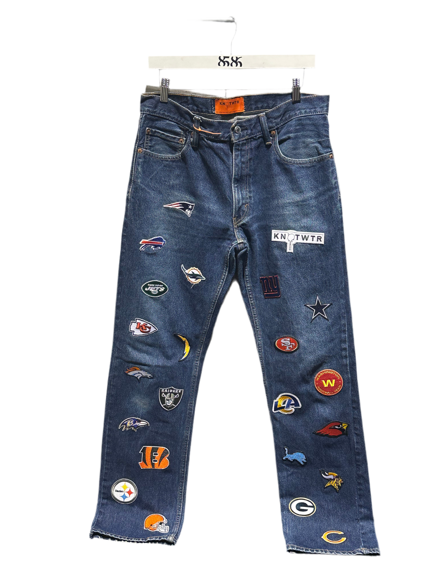 KNOTWTR: SPORTS DENIM JEANS