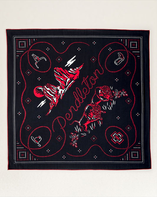 PENDLETON: COWBOY BLACK BANDANA