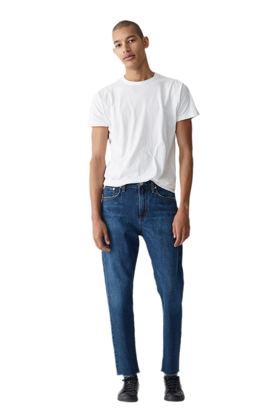 AGOLDE: CUT OFF HERO TAPERED SLIM JEAN