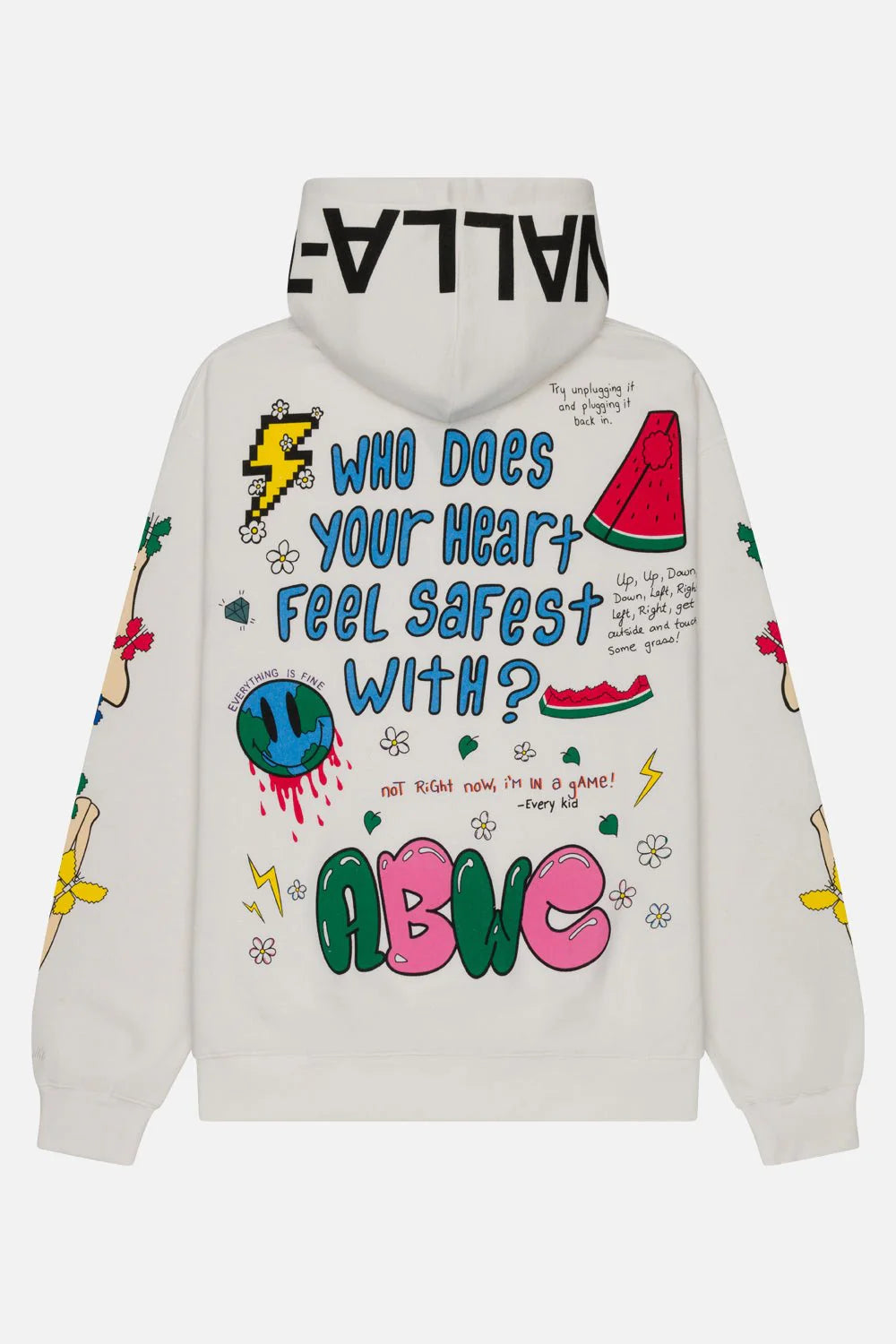 BACK VIEW OF HOODIE