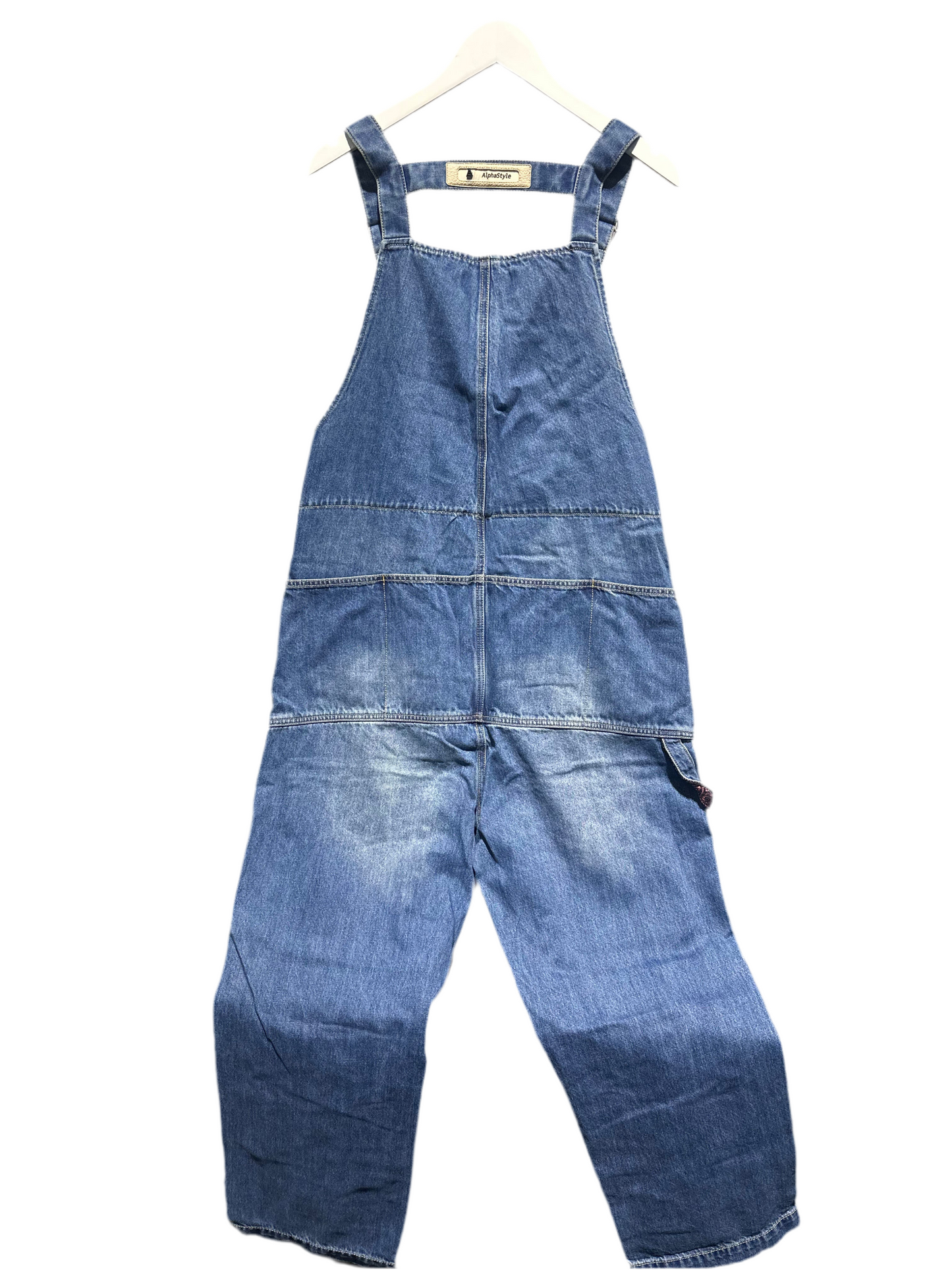 ALPHASTYLE: WALLACE DENIM OVERALLS