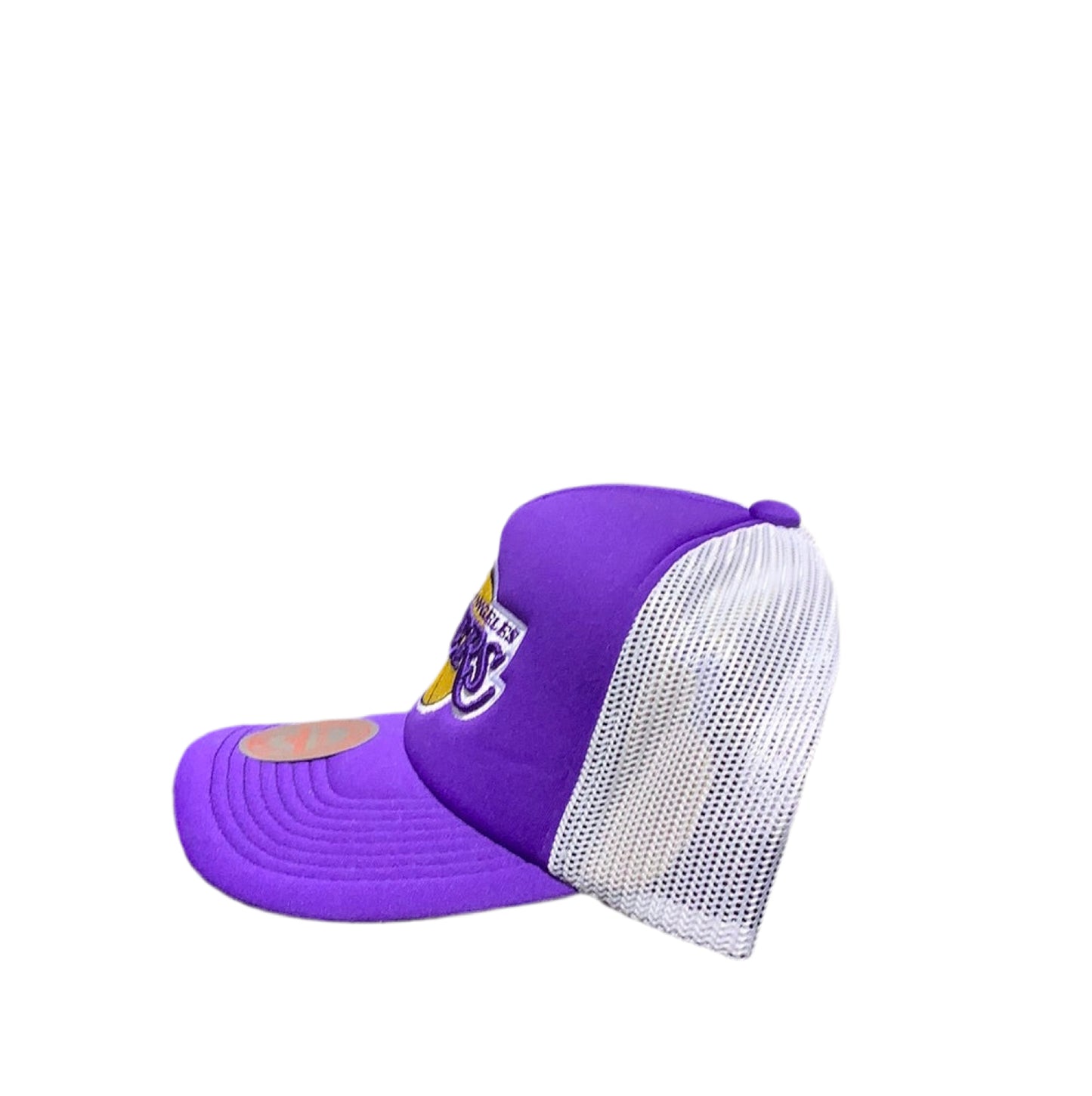 MITCHELL & NESS: NBA OFF THE BACKBOARD TRUCKER  HAT -LAKERS