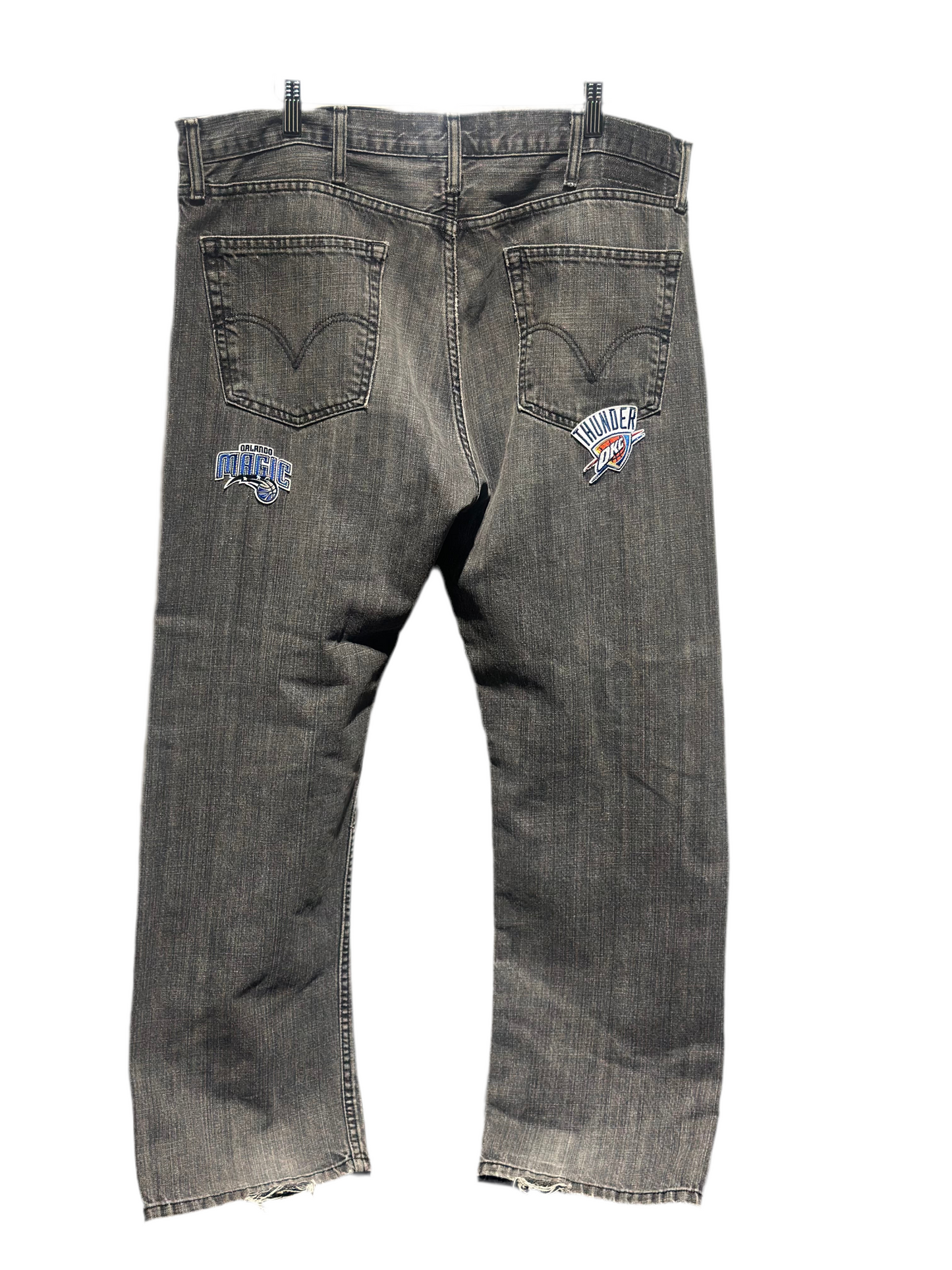 KNOTWTR: SPORTS DENIM JEANS