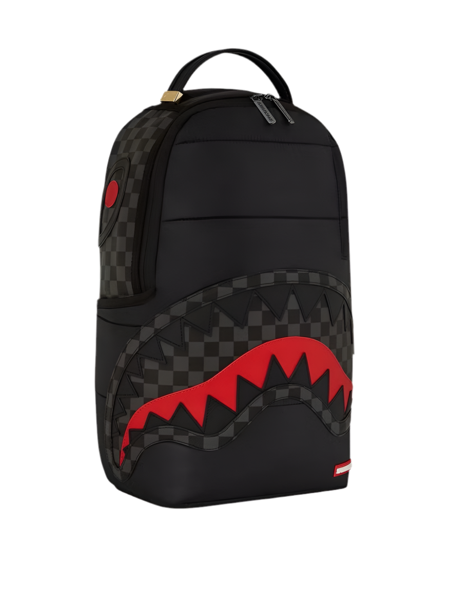 SPRAYGROUND: BLACK PUFFER DLXSF BACKPACK