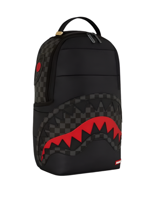 SPRAYGROUND: BLACK PUFFER DLXSF BACKPACK