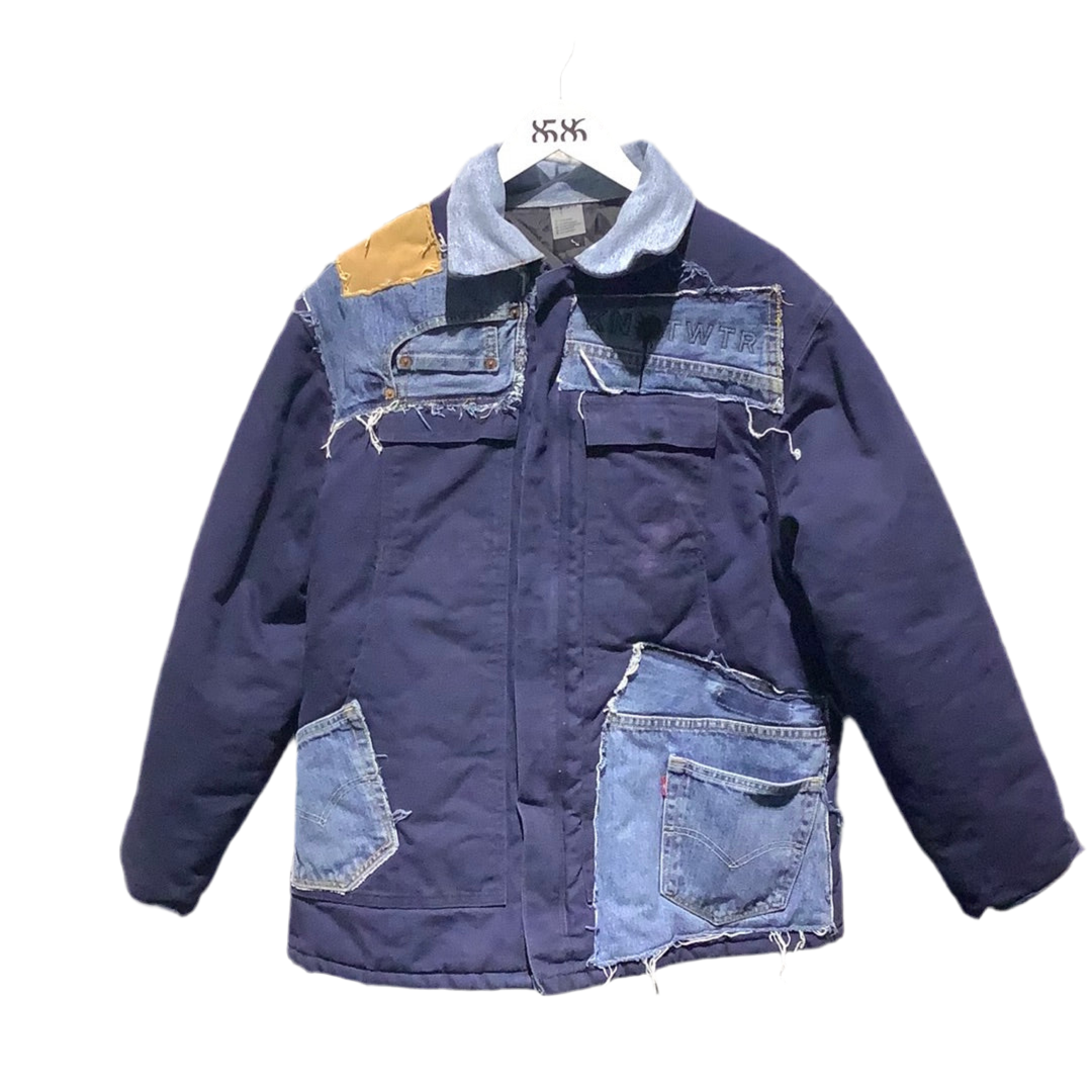 KNOTWTR: MEGATRON JACKET NAVY