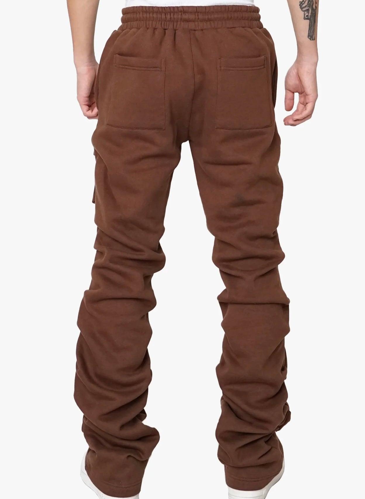 Cargo stacked online joggers