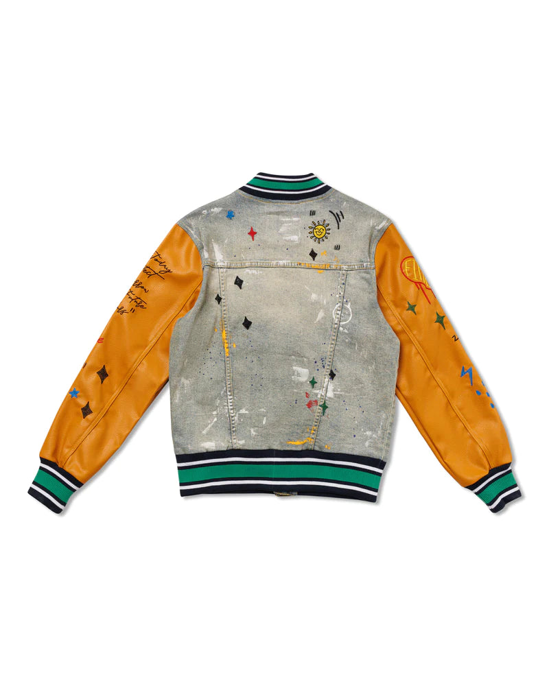 Ready Embroidery Green Varsity Jacket Green / M