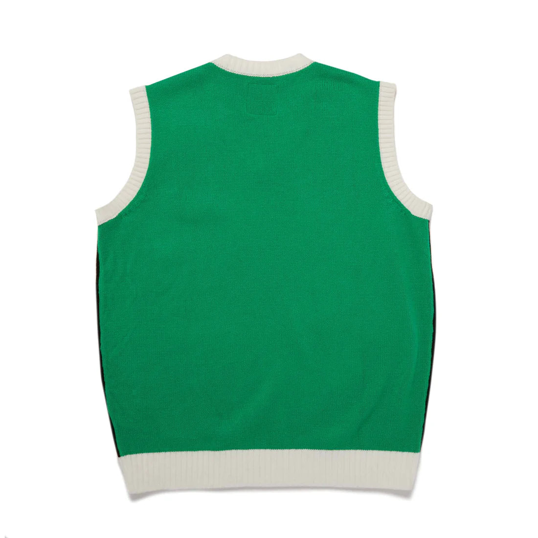 AFM KNIT VEST - BLACK / GREEN