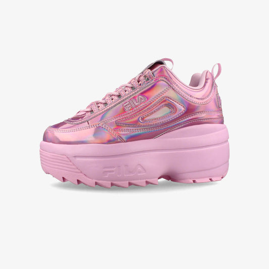 FILA: DISRUPTOR II WEDGE FESTIVAL SNEAKERS PINK (side view)