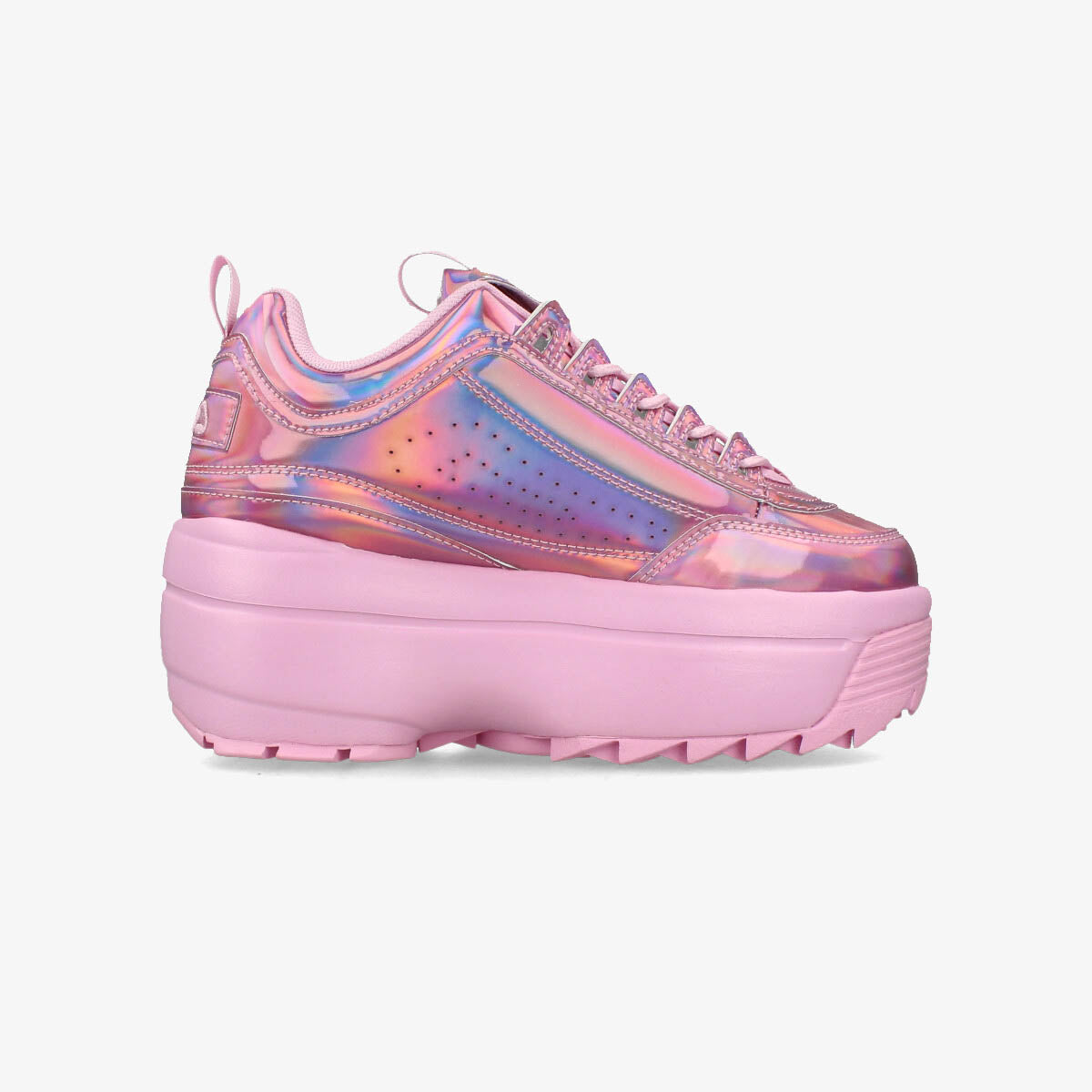 FILA: DISRUPTOR II WEDGE FESTIVAL SNEAKERS PINK (inner side view)