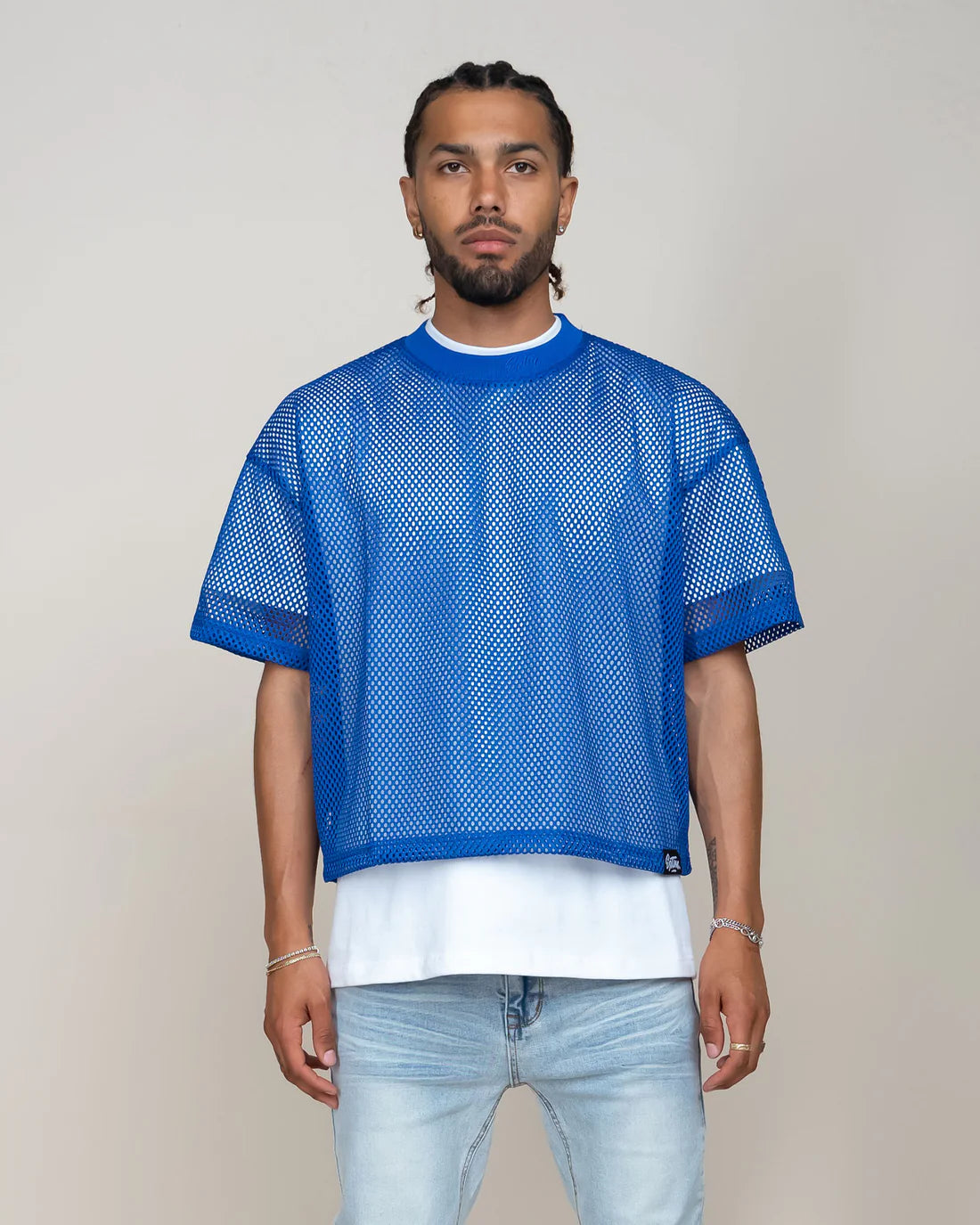 EPTM: STADIUM JERSEY BLUE (front view on male model)