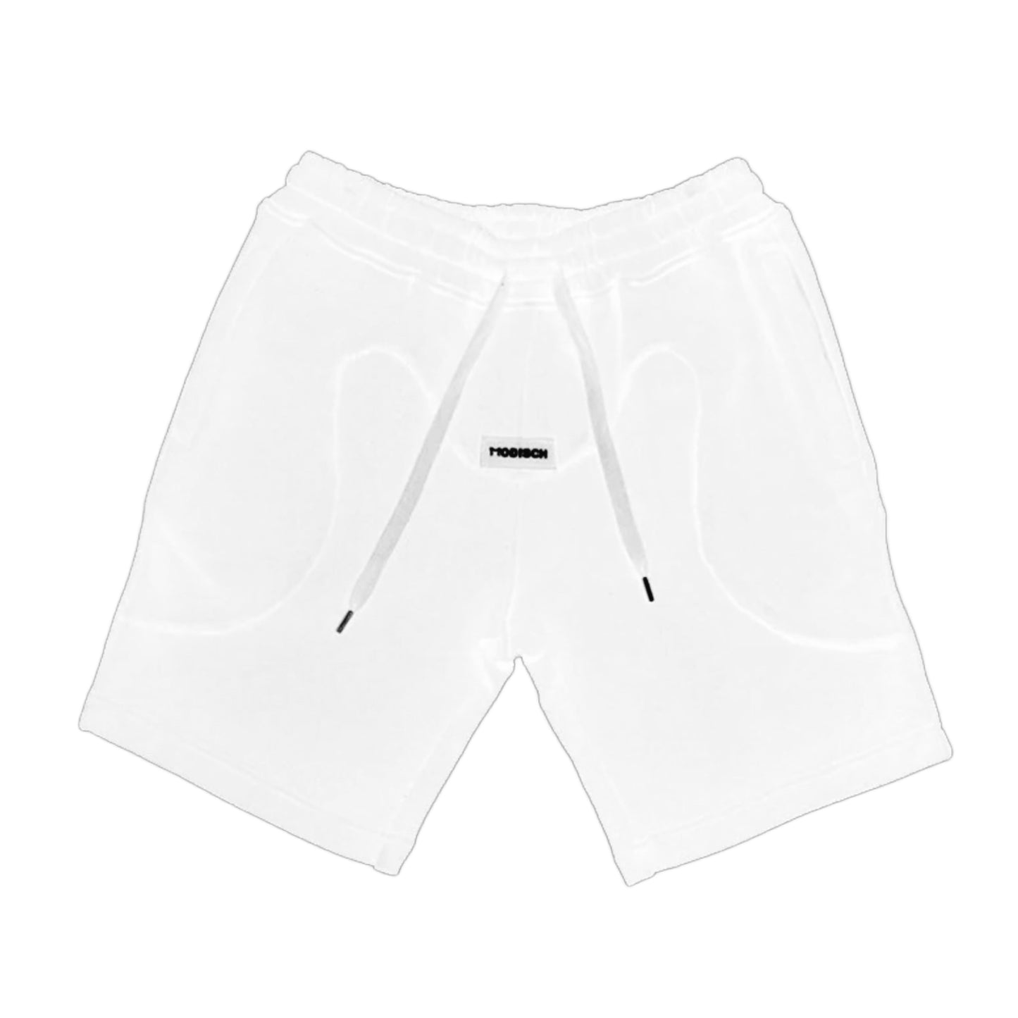 MODISCH: Engraved Logo shorts