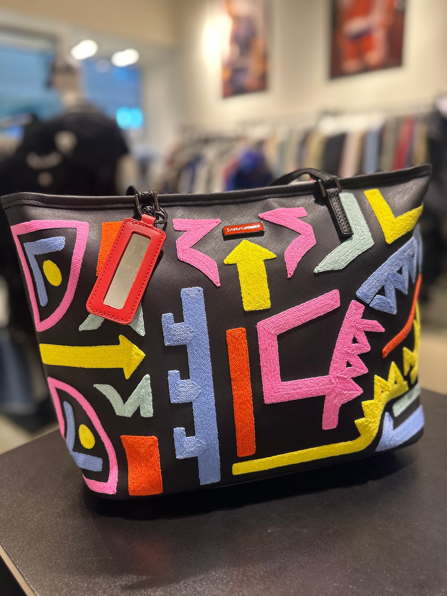 SPRAYGROUND: AFRICAN INTELLIGENCE DBD x SANDFLOWER COLLAB TOTE