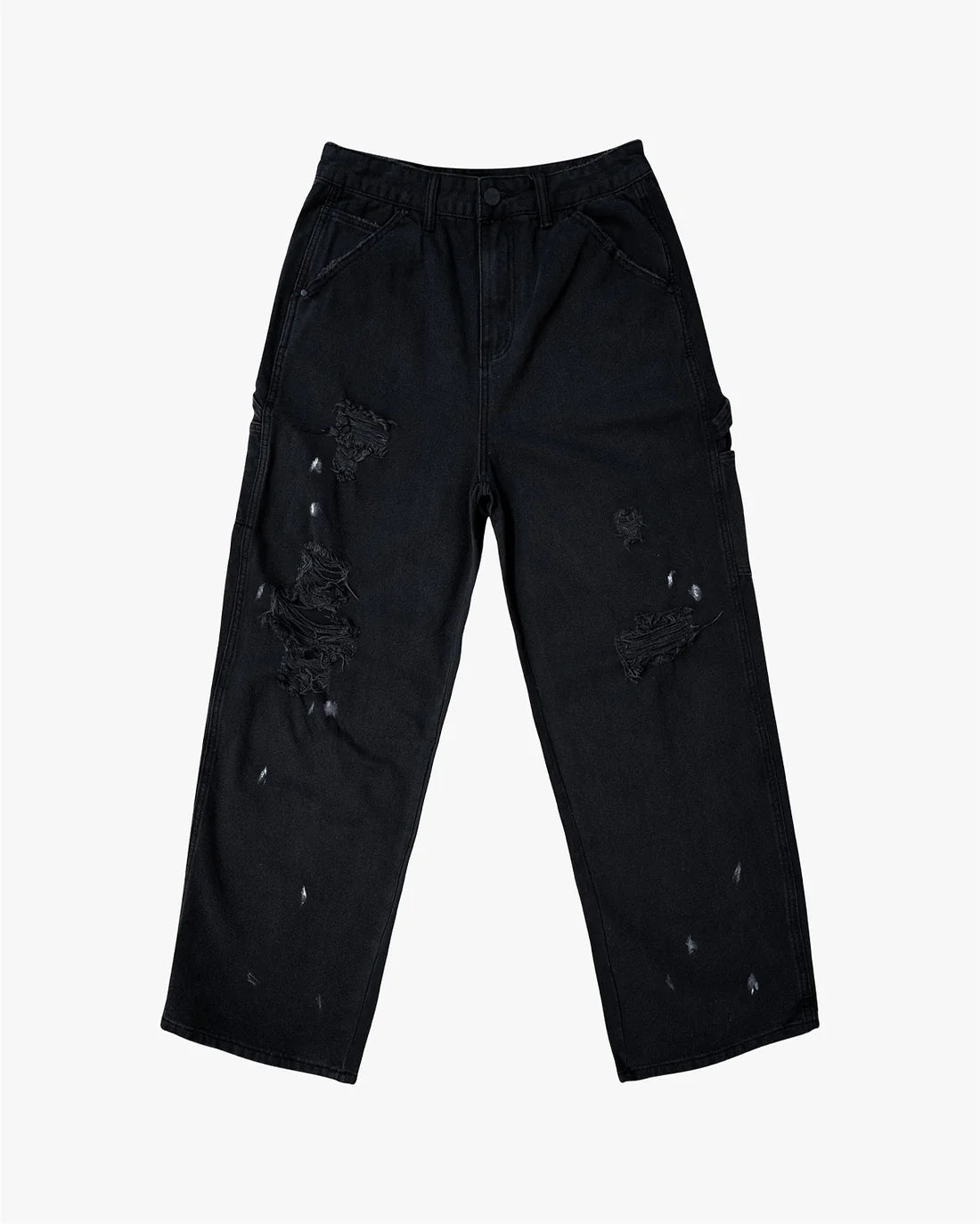 EPTM: VINTAGE CARPENTER PANTS BLACK (flat lay view) front