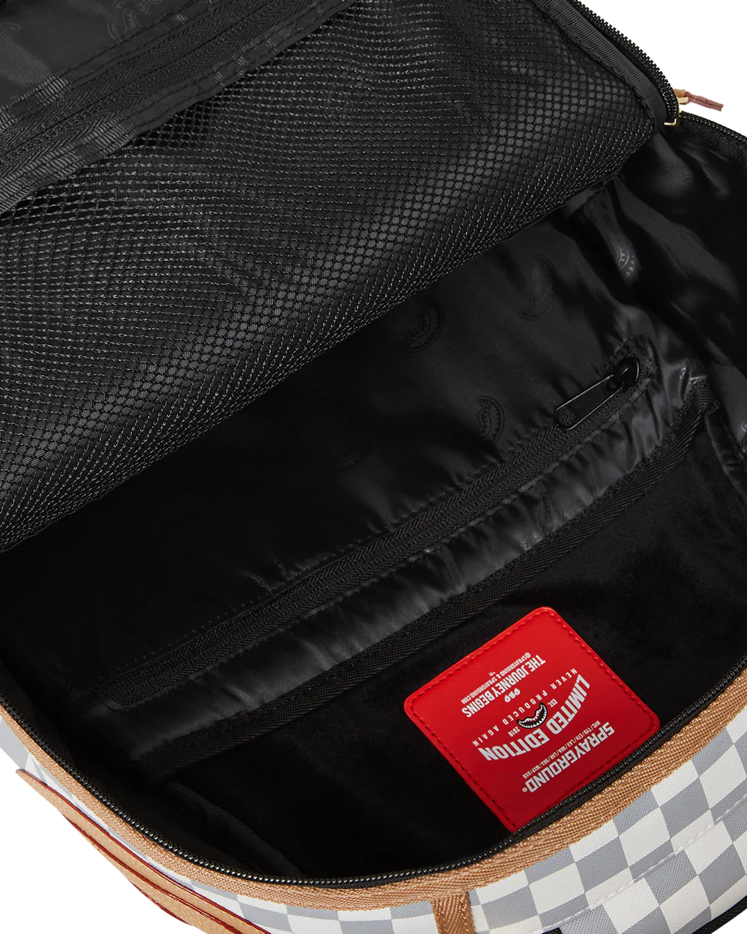 SPRAYGROUND: HENNY LATTE BACKPACK (inside view)