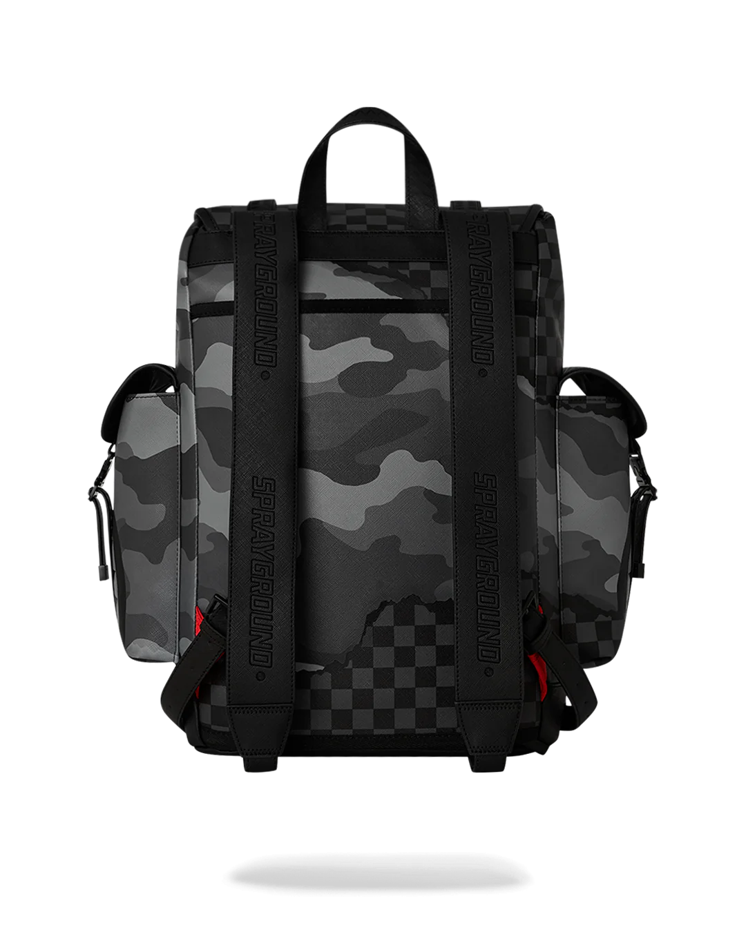 SPRAYGROUND: 3AM TEAR ITNUP RIPTIDE MONTE CARLO BACKPACK (back view)