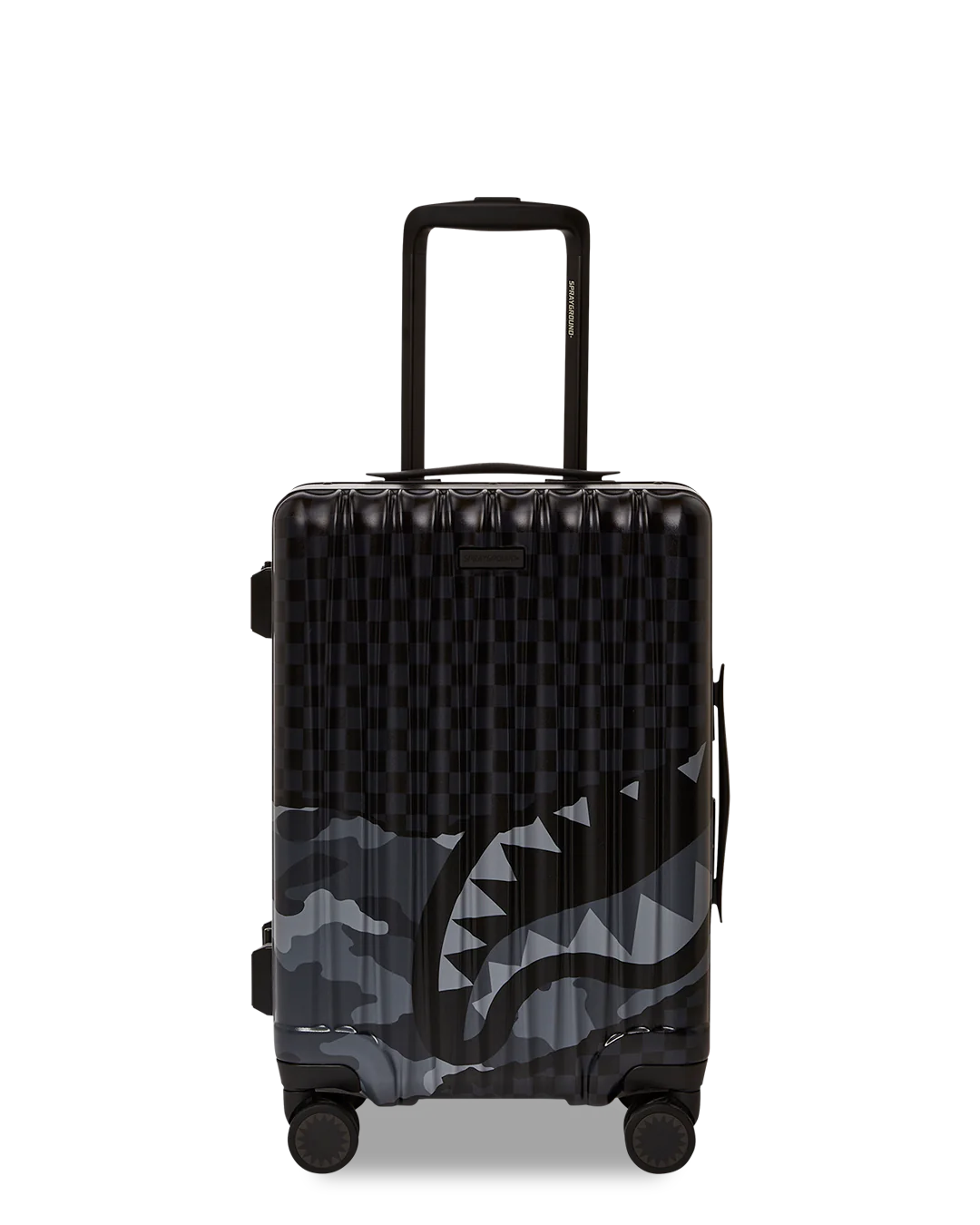 SPRAYGROUND: 3AM RIPTIDE SHARKNAUTICS HARDSHELL CARRY-ON LUGGAGE