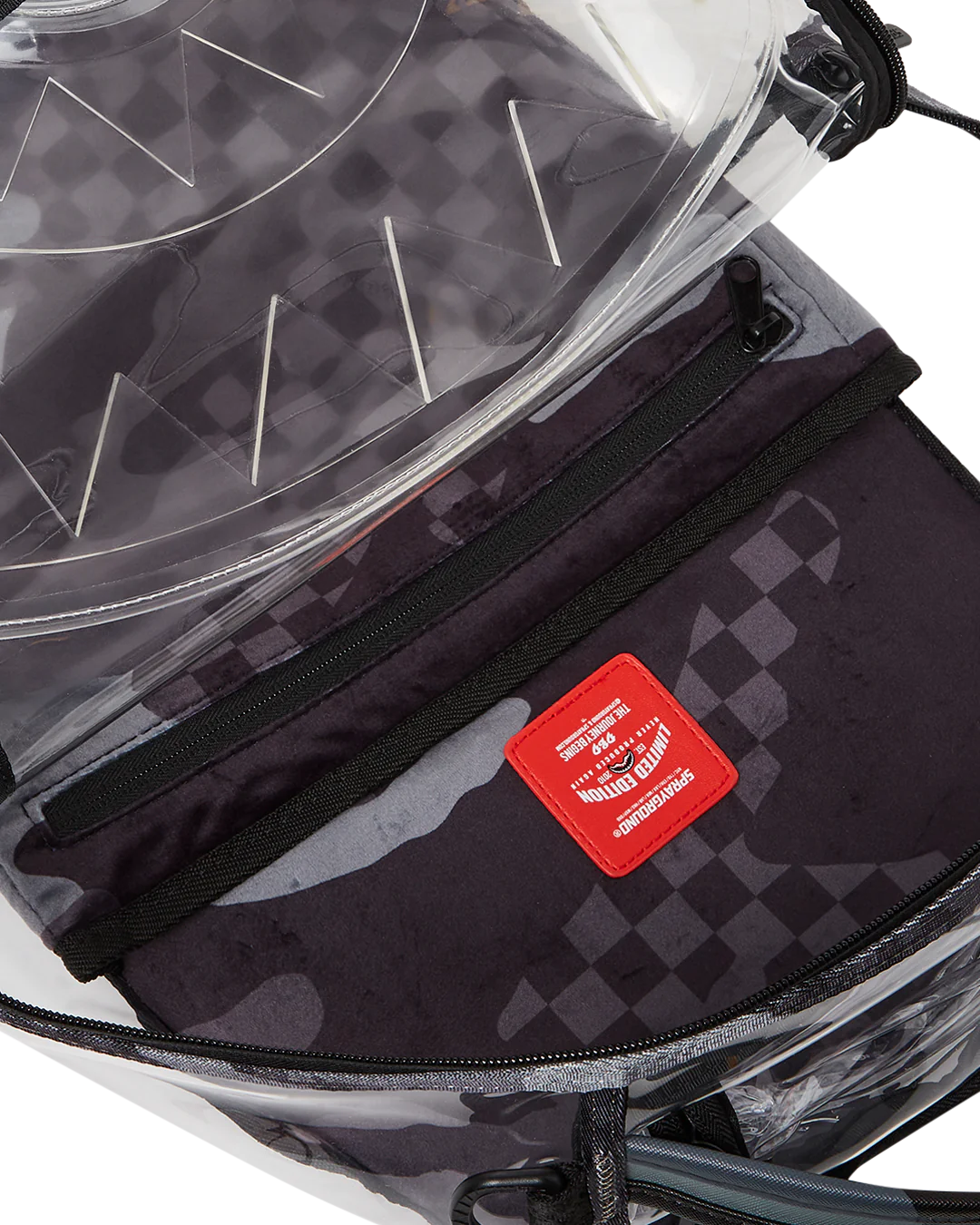 SPRAYGROUND: CLEAR AS NIGHT - CLEAR DLX BACKPACK